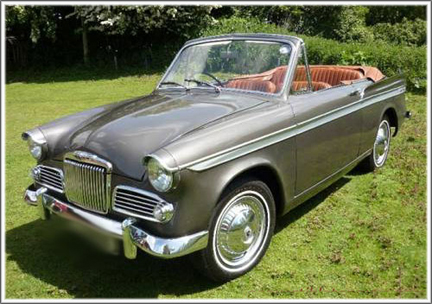 Sunbeam Rapier II convertible 1958-1959